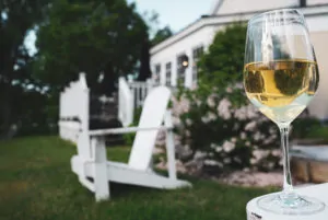 White Wine and Adirondack Chairs at the Reluctant Panther